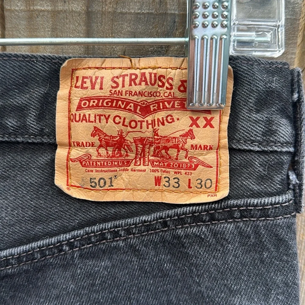 Levi's Classic Black Men's Jeans 33x30